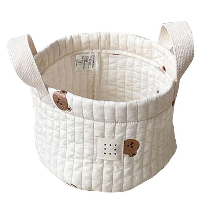 Baby Bags Cute Embroidery Diaper Bag Cotton Mommy Bag Multi-purpose 1