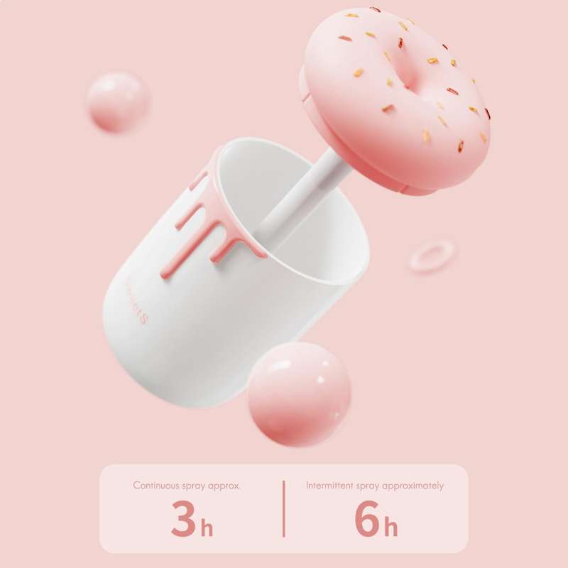 250ml Lovely Donut Air Humidifier Usb Diffuser Mini Car Atomizer A