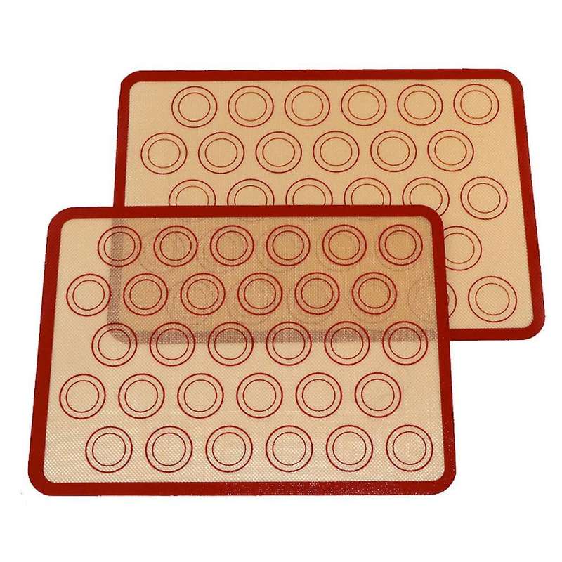 2pcs Macaron Baking Mat Non Stick for Macaroon Pastry Cookie Cake