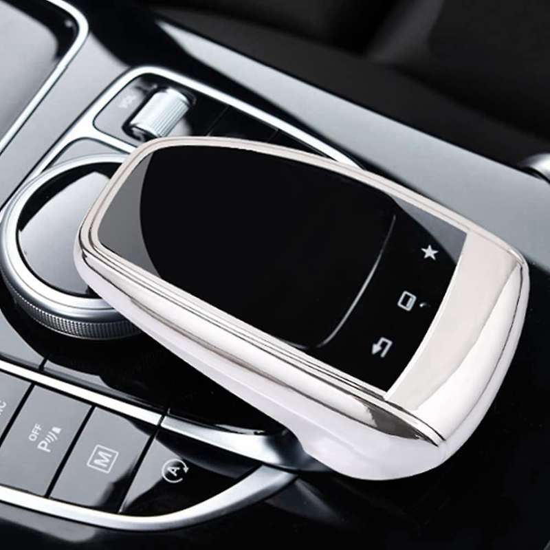Car Tpu Center Control Mouse Screen Protector Cover Trim,silver