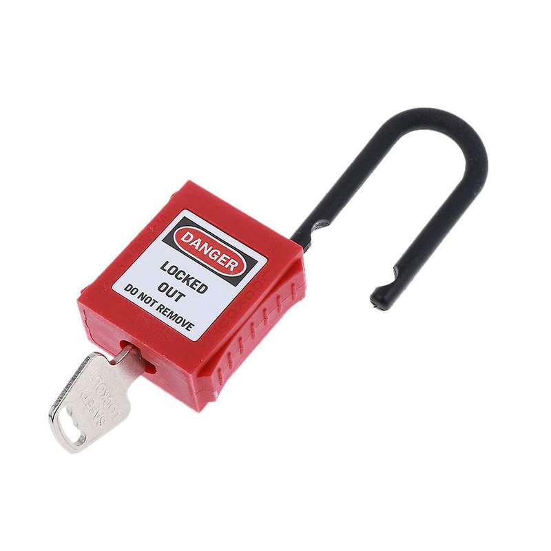 2 Pcs Lockout Tagout Locks 38mm with Keys for Industrial Engineering