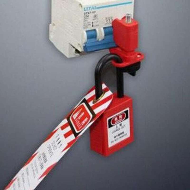 2 Pcs Lockout Tagout Locks 38mm with Keys for Industrial Engineering