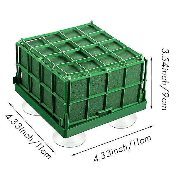 5pcs Floral Foam Cage Flower Holder with Floral Foam and Suction Cup