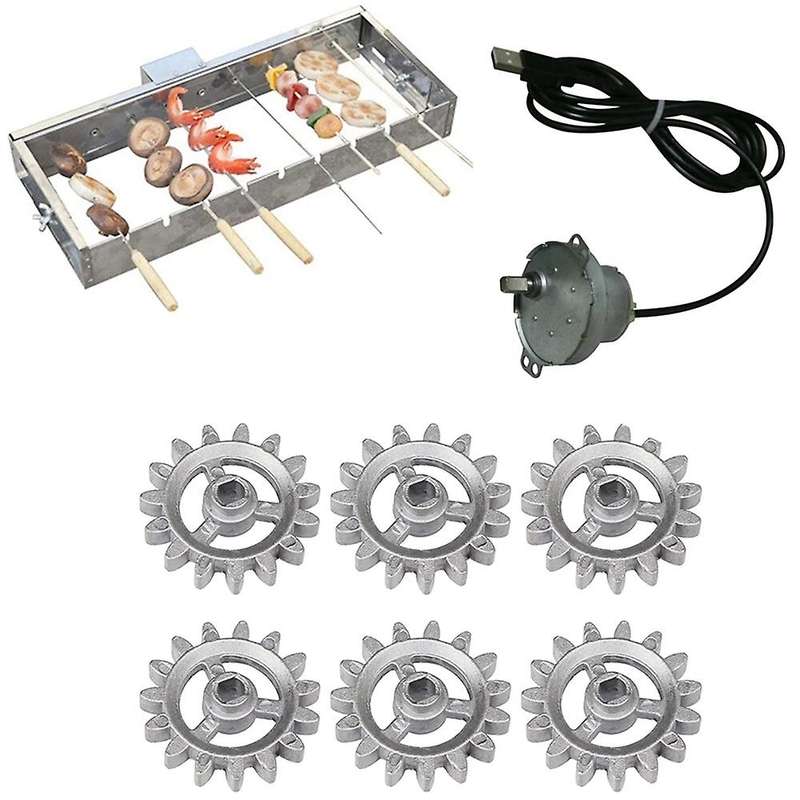 Automatic Rotisserie Grill Tools with Usb Cable Motor Diy Tool Set