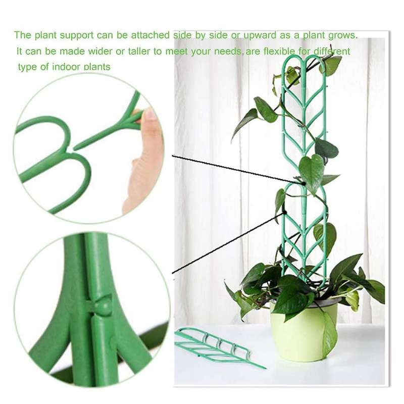 37pcs Plant Trellis for Climbing Plants - Plant Clips, Wire Twist Tie