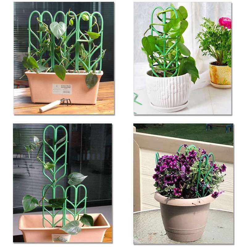 37pcs Plant Trellis for Climbing Plants - Plant Clips, Wire Twist Tie
