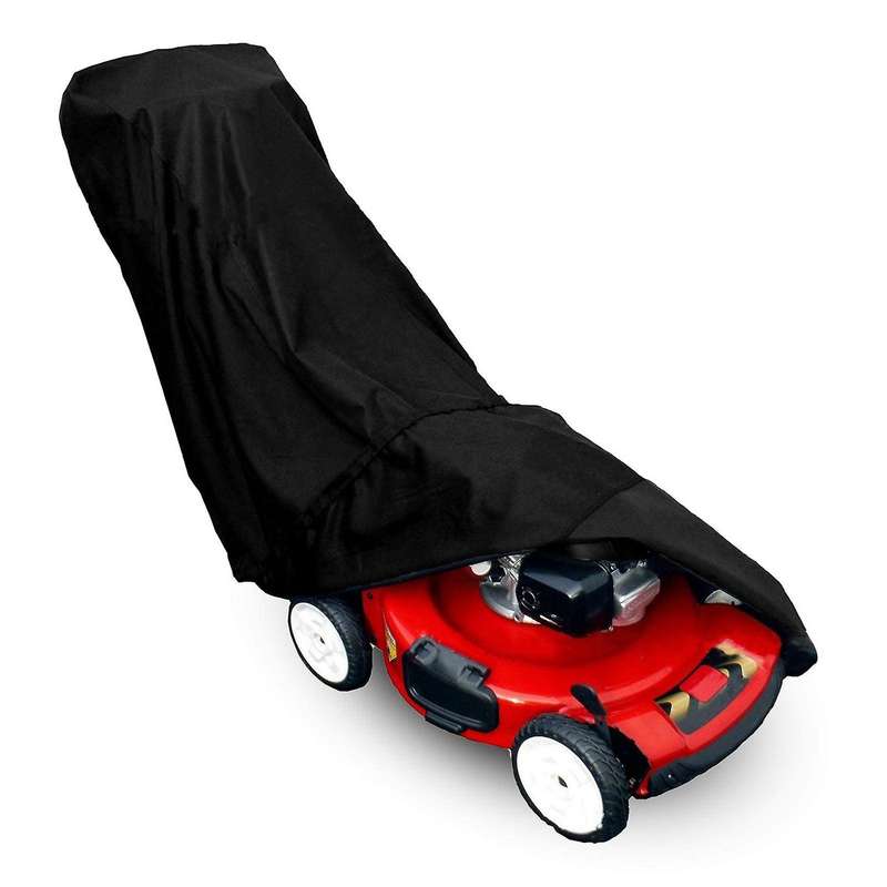 193x63.5x112cm Black Universal Waterproof Lawn Mower Rain Cover