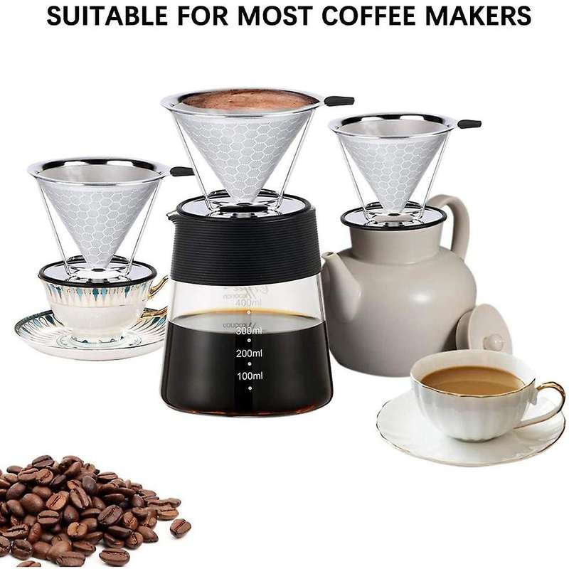 Pour Over Coffee Dripper Coffee Filter,reusable Pour Over Coffee