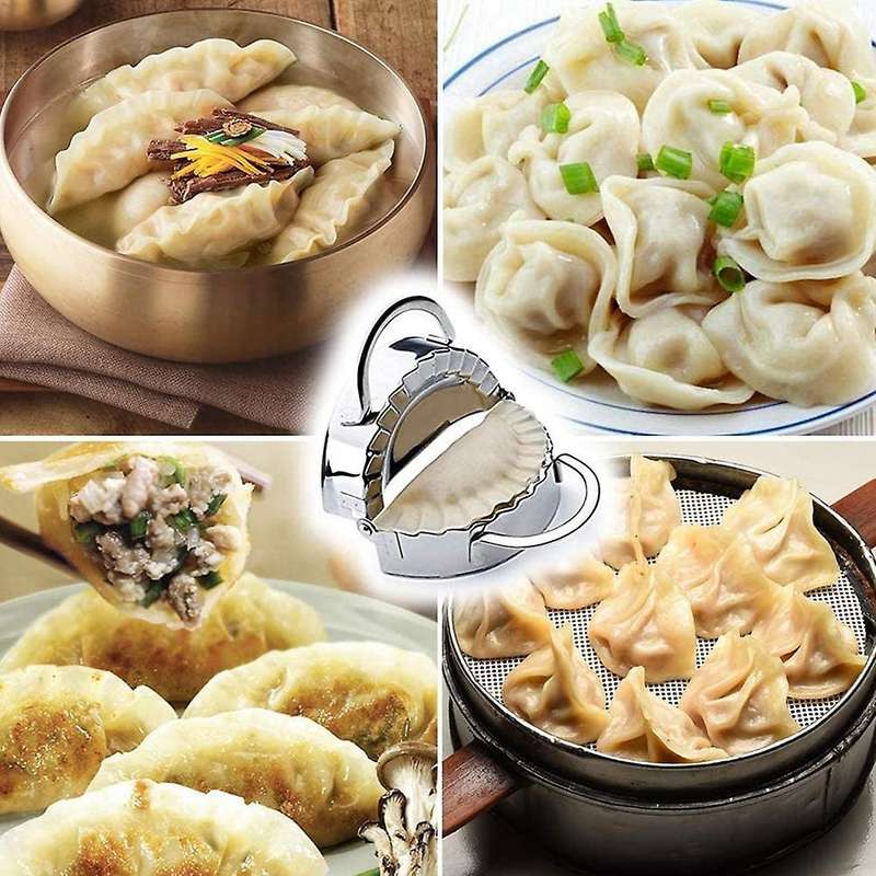 Dumplings Maker 8 Pcs,empanada Press Mold and Cutter,stuffing Spoon
