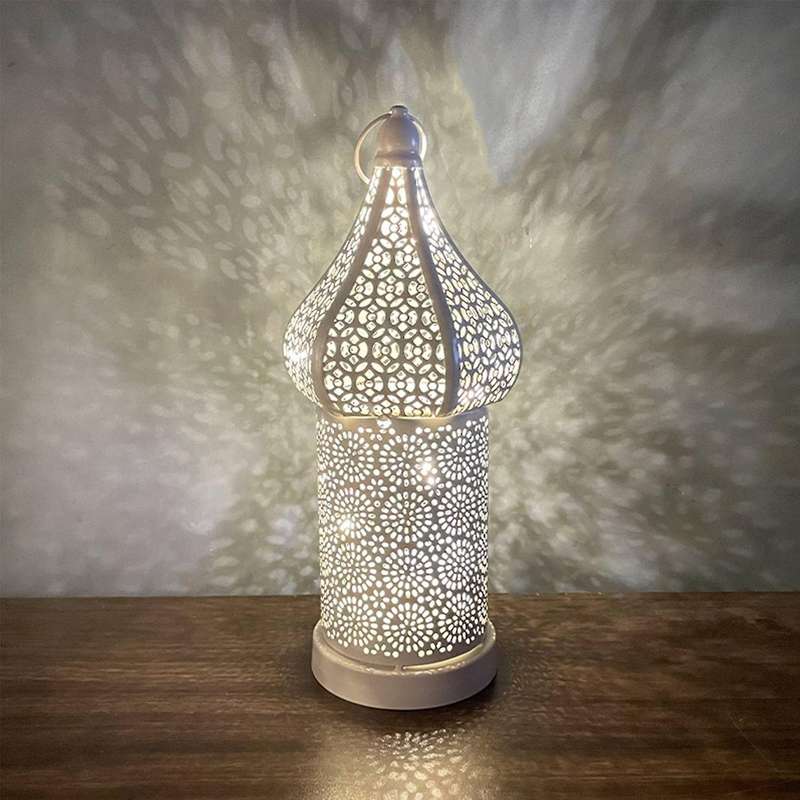 Hollow Retro Lantern Moroccan Boho Atmosphere Light for Home Decor