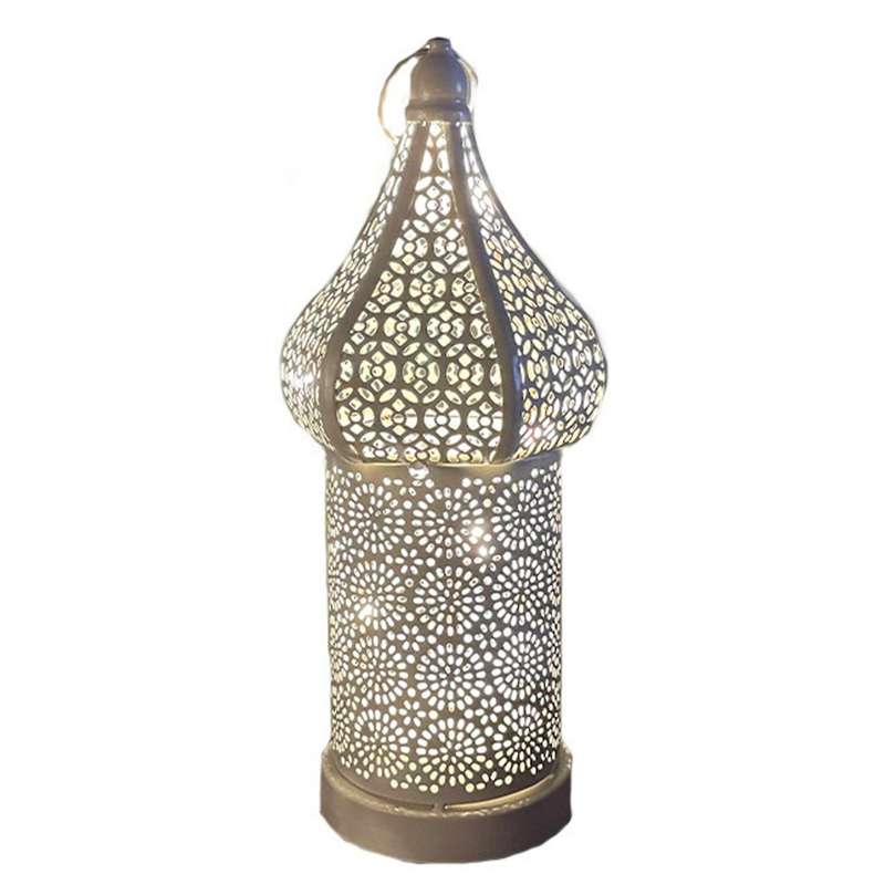 Hollow Retro Lantern Moroccan Boho Atmosphere Light for Home Decor