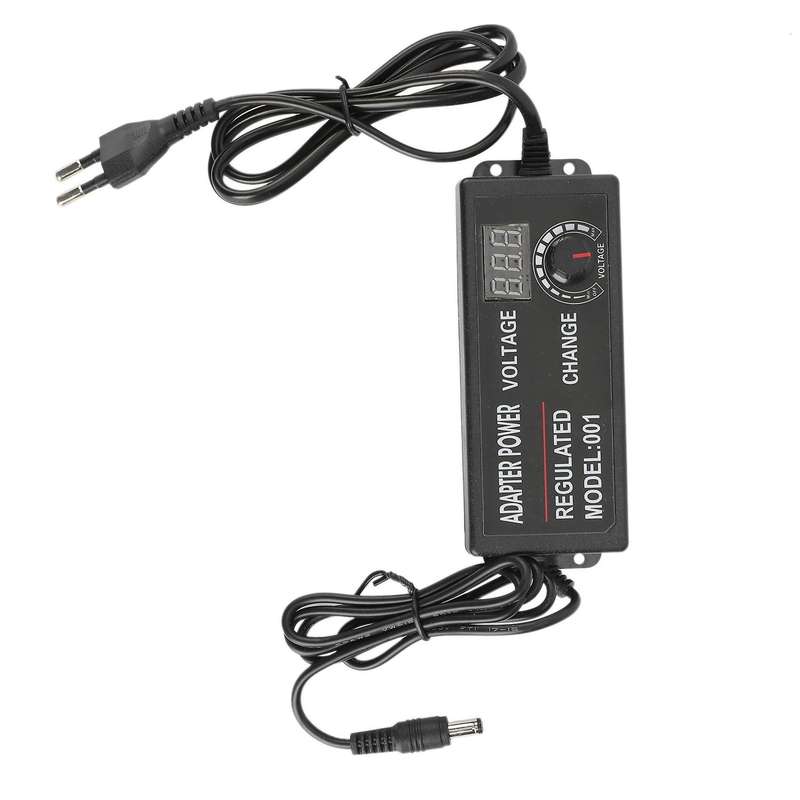 Universal Adapter Ac to Dc Adjustable Power Charger (eu Plug)