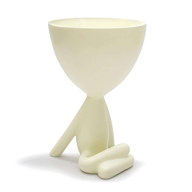Flower Pot Vase Container Living Room Simple Decoration -beige