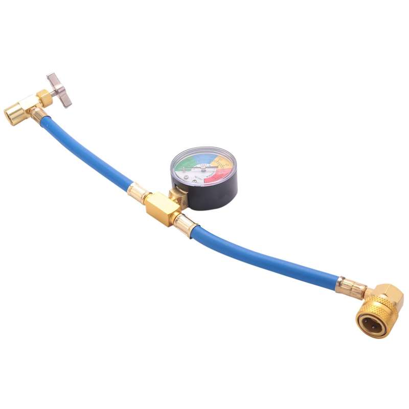 R134a Car Ac Refrigerant Charge Hose Kit Recharge Hose with Gauge