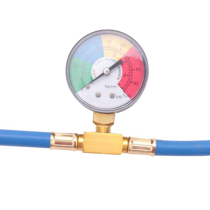 R134a Car Ac Refrigerant Charge Hose Kit Recharge Hose with Gauge
