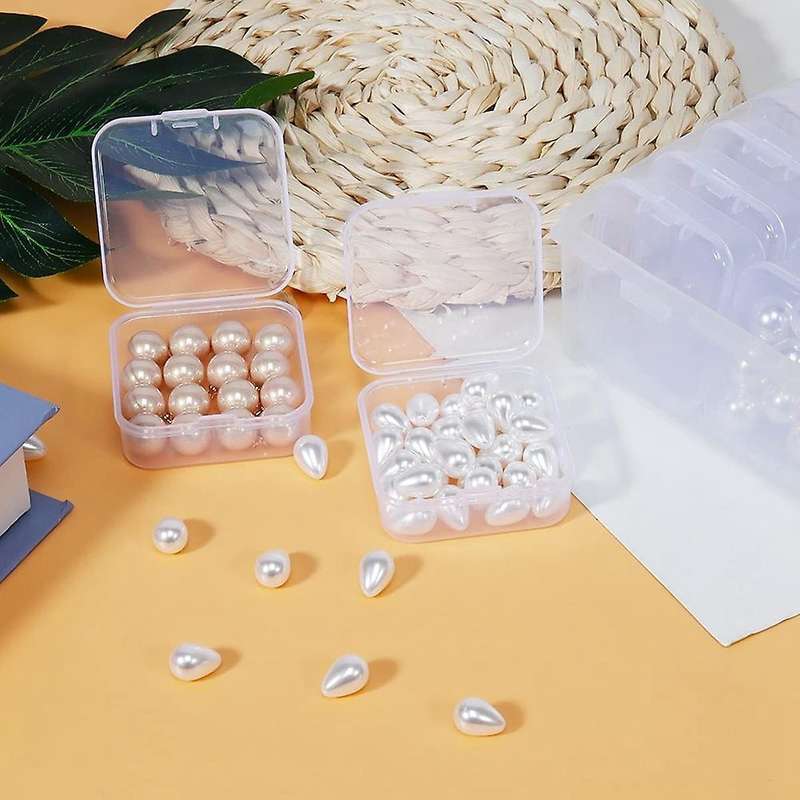 24pieces Small Bead Organizer,clear Plastic Bead Organizer Box