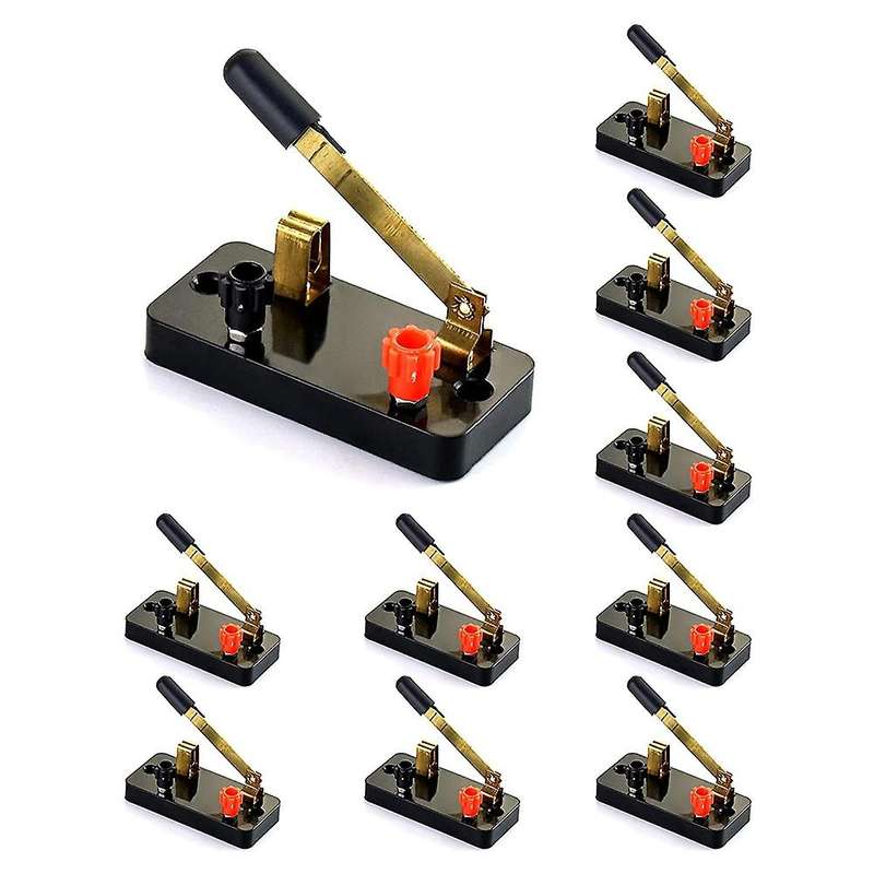 10pcs Single Pole Single Throw Switch, for Physics Laboratory