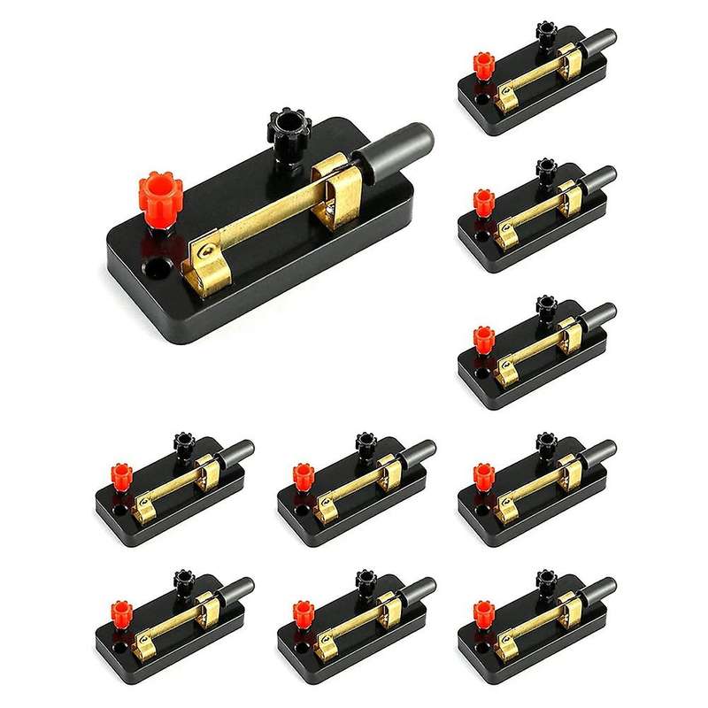 10pcs Single Pole Single Throw Switch, for Physics Laboratory