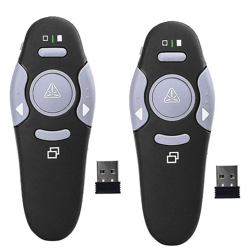 2pcs Usb Wireless Presenter Powerpoint Clicker