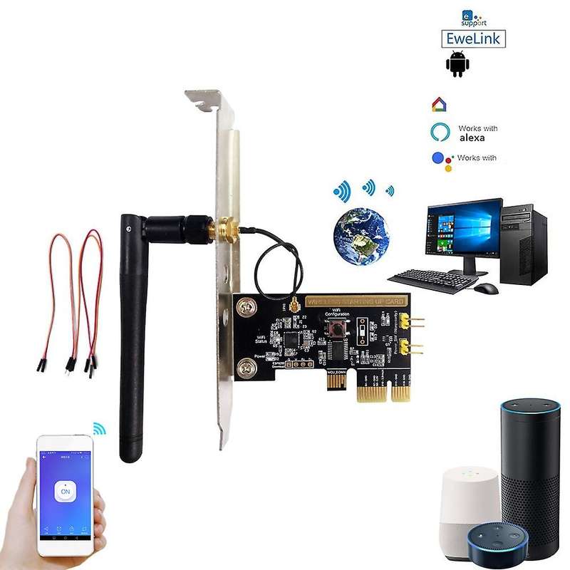 Mini Pci-e Desktop Switch Card Restart Switch Pc Remote Control