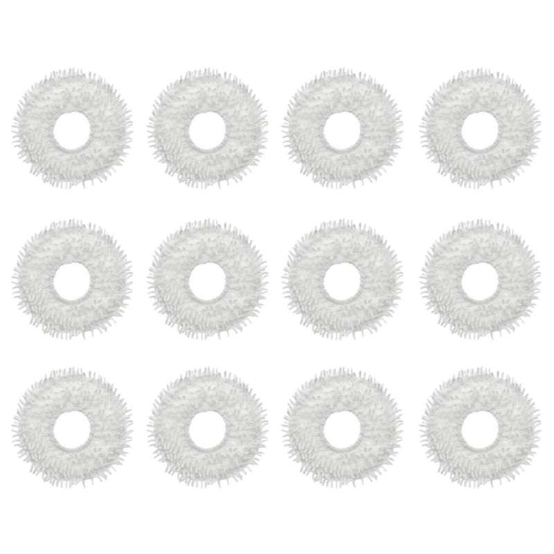 12pcs Mop Cloth for Dreame Bot W10 / W10 Pro Sweeping Robot Mop Pad