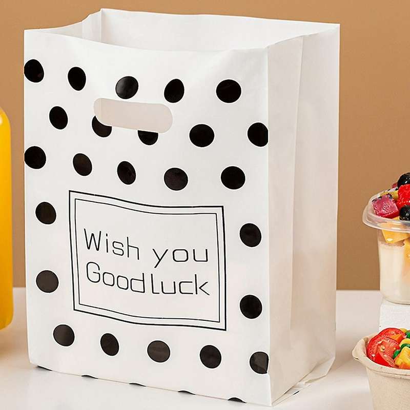 50pcs Thank You Cake Bread Bag Disposable Dessert Baking Bag C