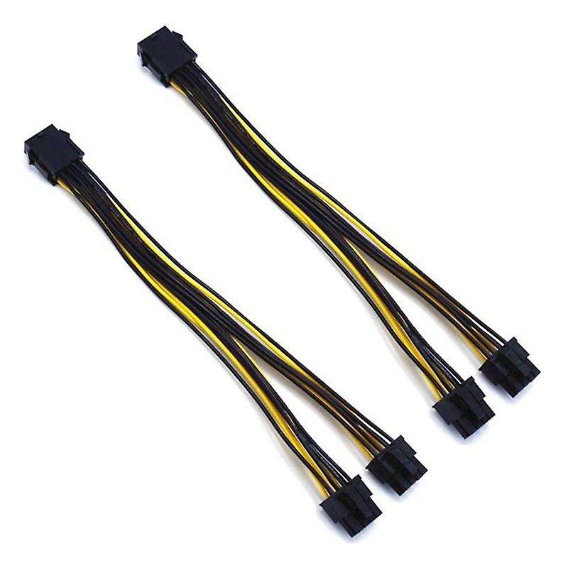 12-pack Pci-e 8pin to 2x 8 Pin (6+2)power Splitter Cable for Pcie Pci