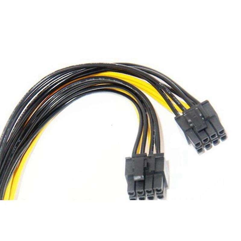 12-pack Pci-e 8pin to 2x 8 Pin (6+2)power Splitter Cable for Pcie Pci