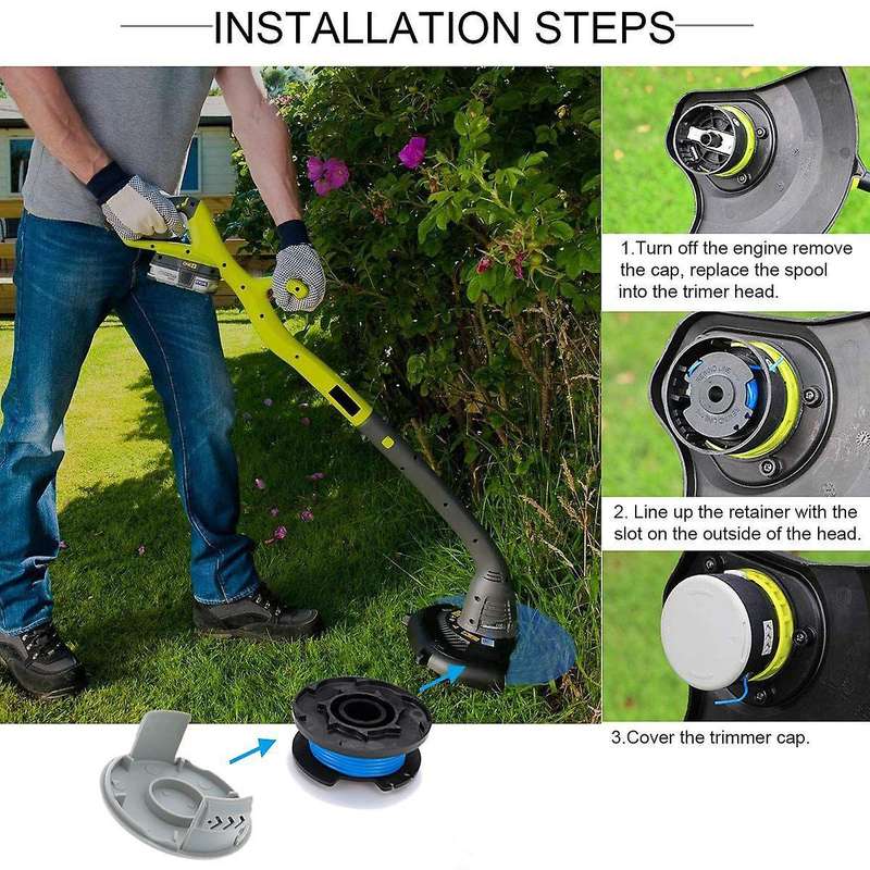 Ac14rl3a Line String Trimmer Spool for Ryobi Weed Eater 18v, 24v, 40v