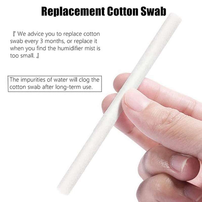 40pcs Humidifier Cotton Filter Sticks Refill for Car Mini Diffuser