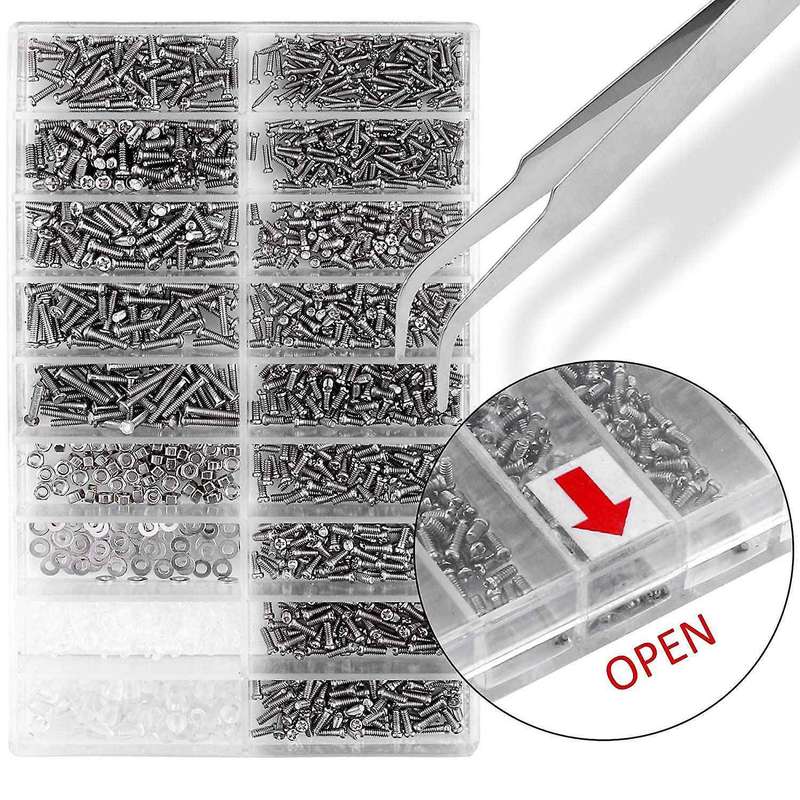 Eyeglass and Sunglasses Repair Kit, with Screwdrivers for Glasses