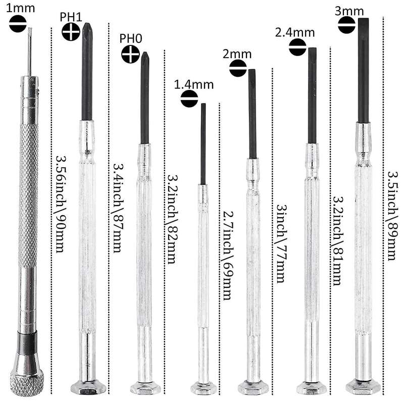 Eyeglass and Sunglasses Repair Kit, with Screwdrivers for Glasses