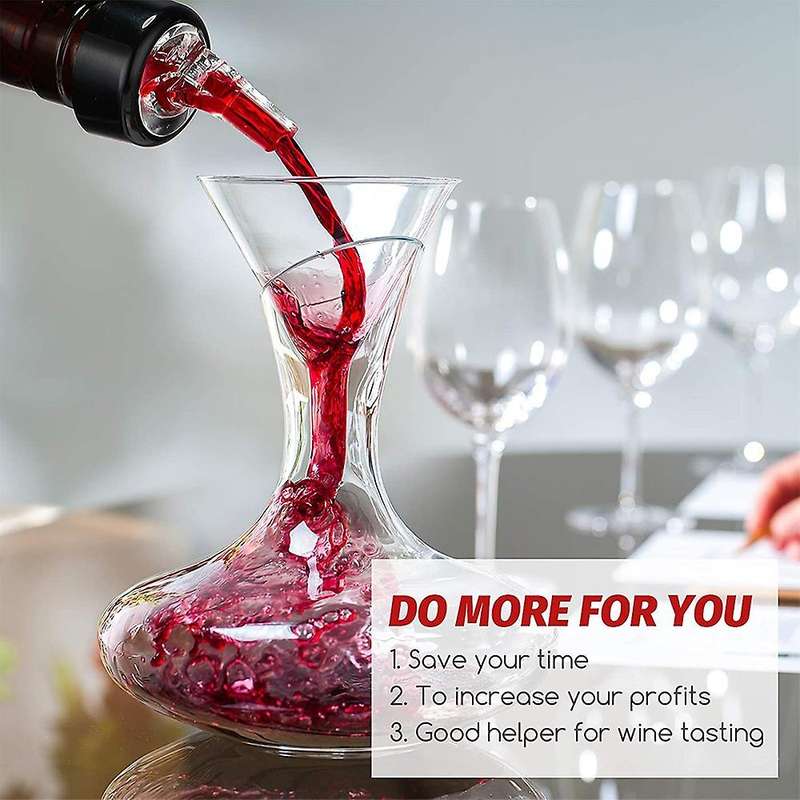 8 Pieces Automatic Measured Bottle Pourer, Bottle Pourers 1 Oz/ 30 Ml