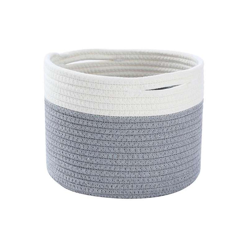 Cotton Rope Woven Storage Basket with Handles, for Kids Room, 1