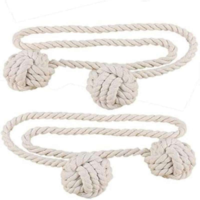 2pcs Curtain Tassels Curtain Rope Rope Fastening Window Decor -b