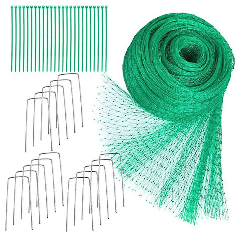 Green Bird-proof Nets Protect Plants, Fruit Trees, Vegetables