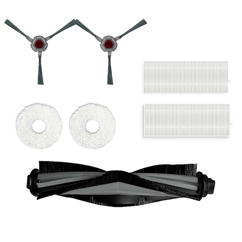 Main Side Brush Filter & Mop Cloth for Ecovacs Deebot N9+ Yeedi K10