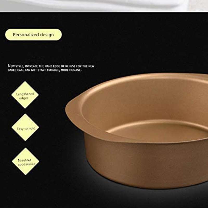 4pcs Oval Shape Non-stick Baking Tray Cake Moulds Bread Loaf Mold