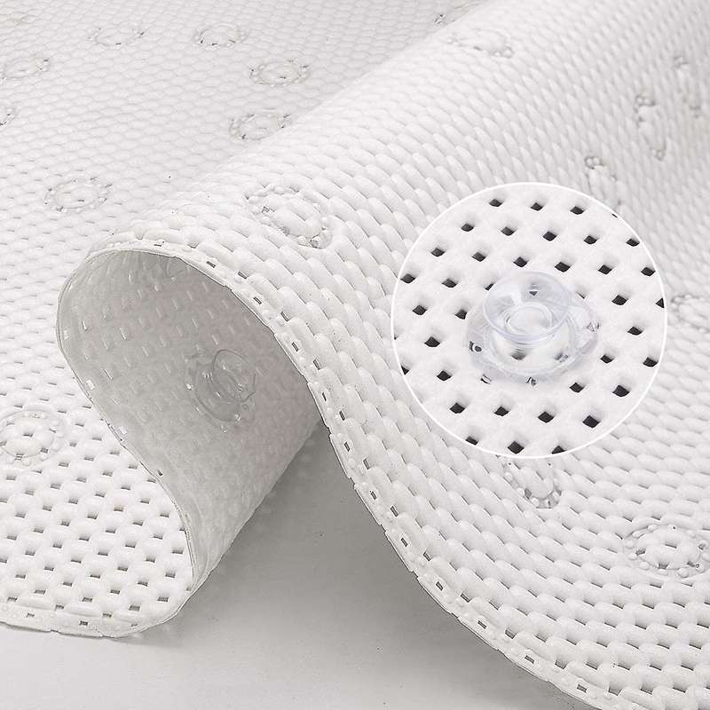 Bath Mat Bath Shower Mat with Suction Cups Extra Long 91 X 43 Cm