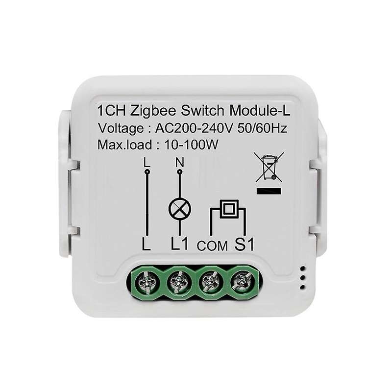 1pcs Tuya Zigbee 3.0 Smart Light Switch Module 1 Gang