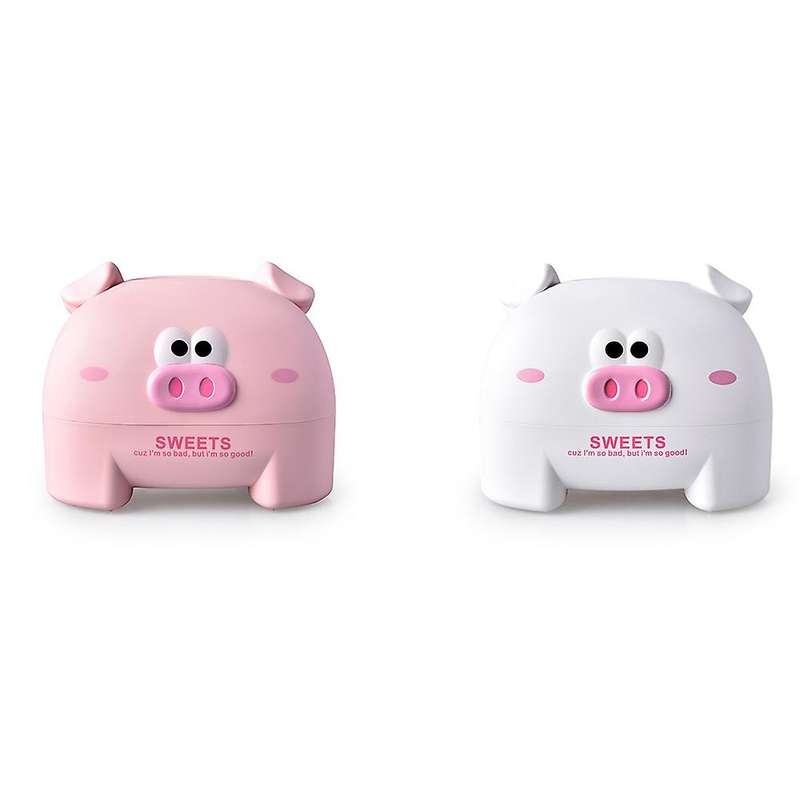 2pcs Household Living Room Dining Room Creative Pig Storage Box