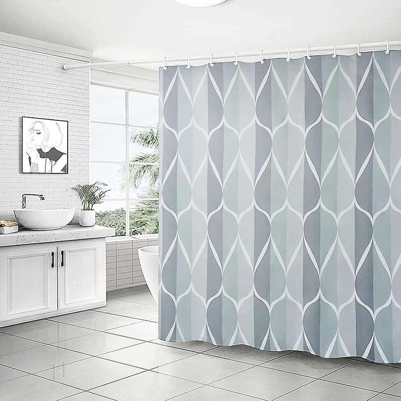 Shower Curtain Liner, Shower Curtains Set for Bathroom, Washable