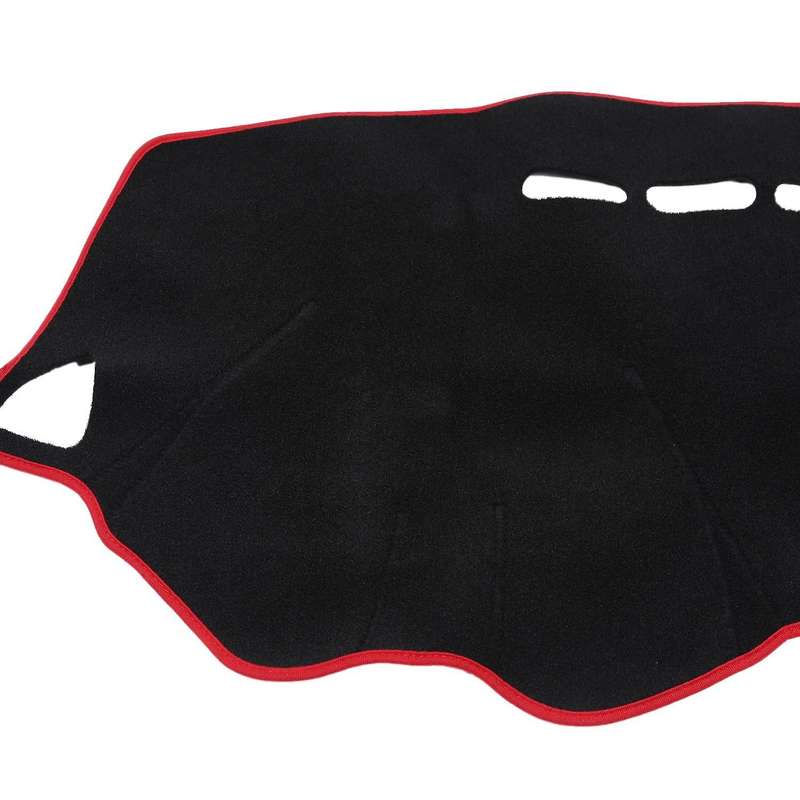 Dashboard Cover for Mitsubishi Lancer Ex 2010 2012-2016 (black+red)