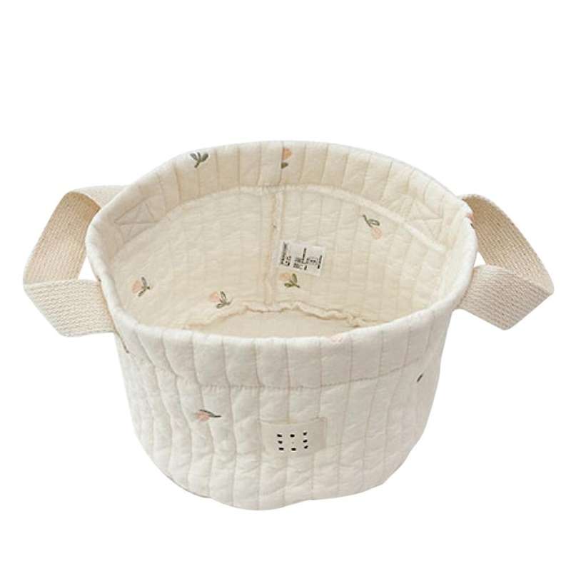 Baby Bags Cute Embroidery Diaper Bag Cotton Mommy Bag Multi-purpose 2