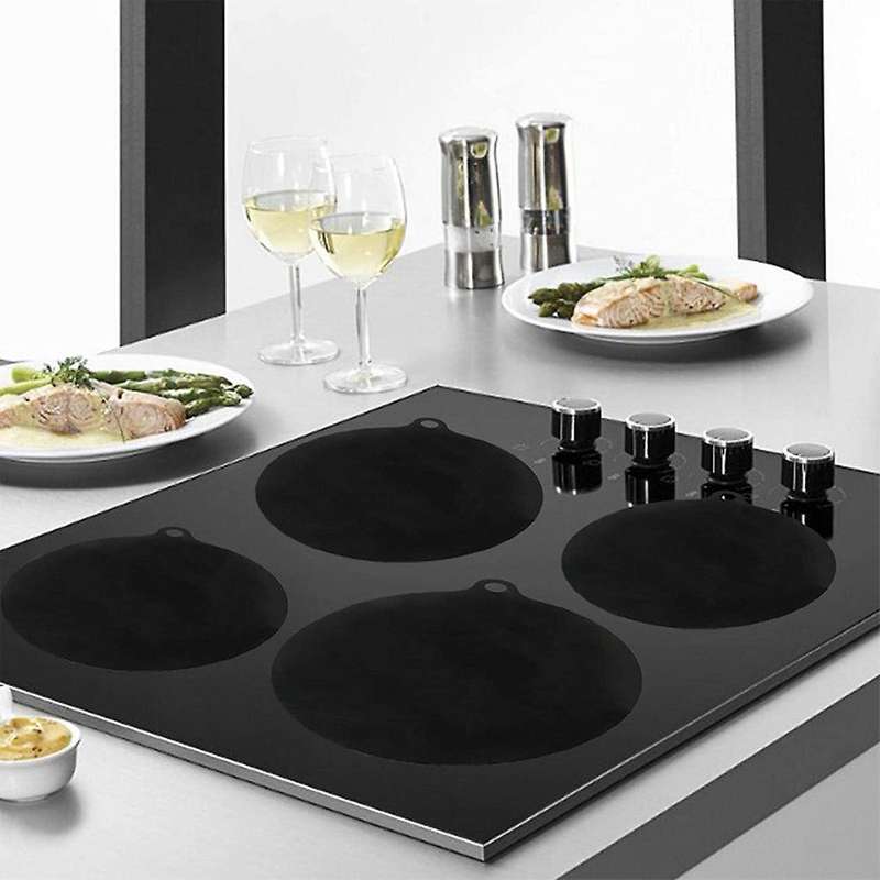 6 Pcs Electric Induction Hob Protector Mat,anti-slip Silicone Mat