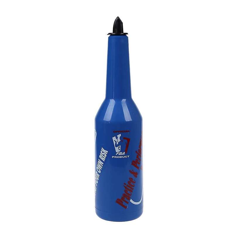 Flair Bartender Bartending Practice Bar Pub Bottle Wine Cocktail Shaker - Blue