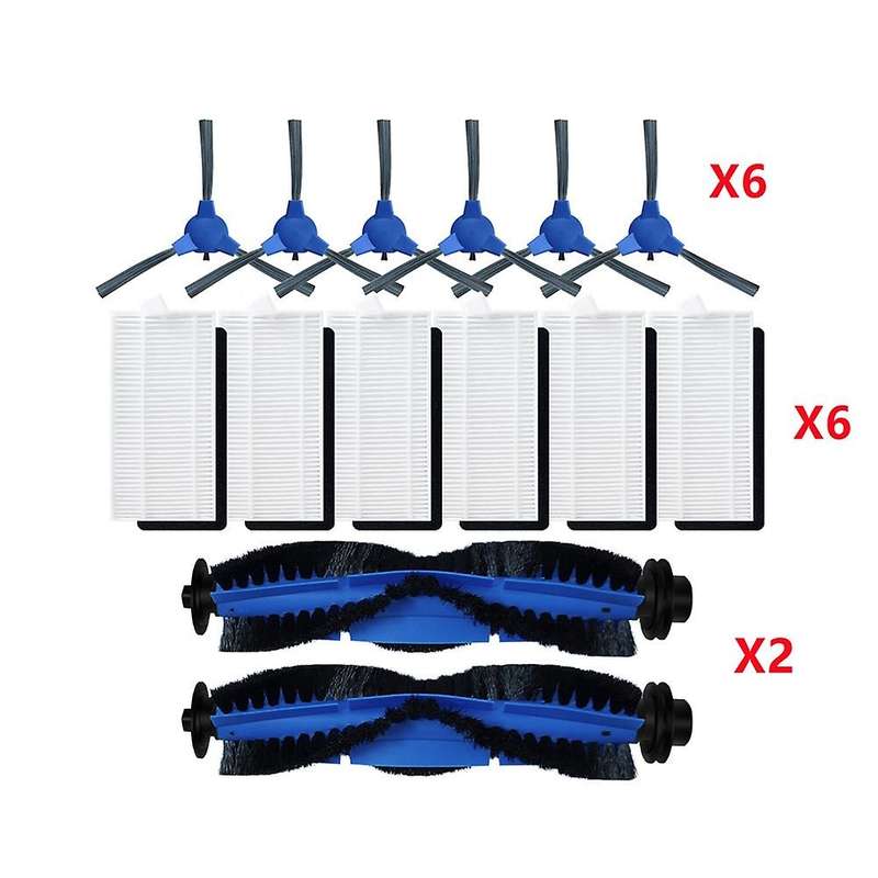 Primary Hepa Filter Main Side Brush for Anker Eufy Robovac 11s, 12