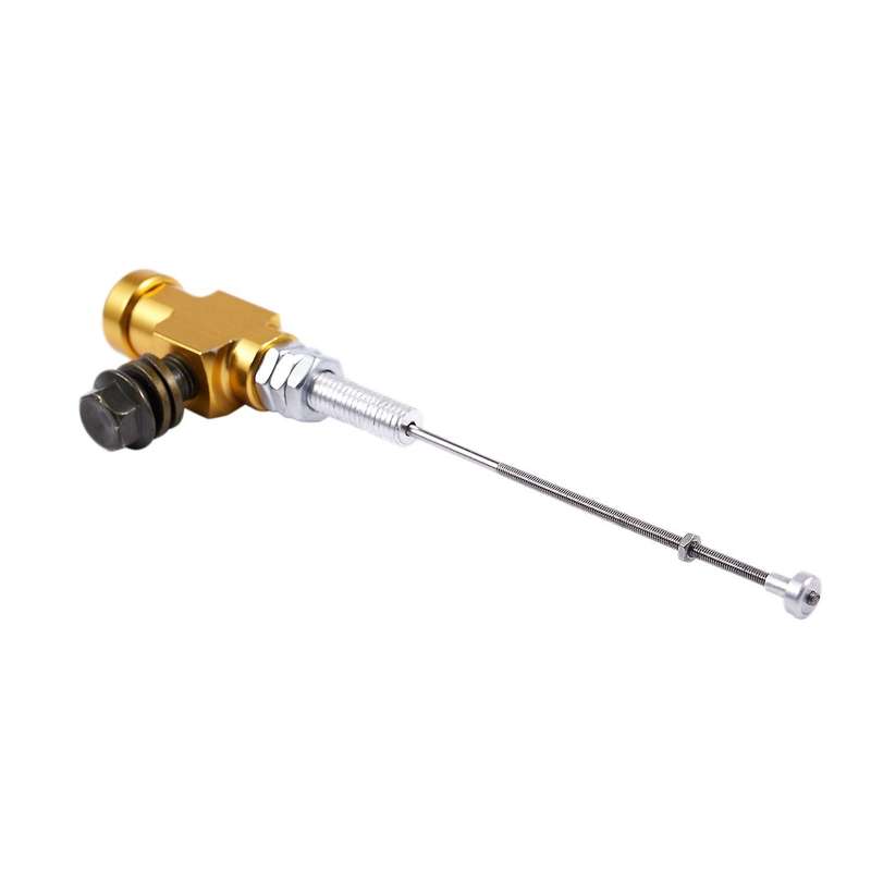 Motorcycle Hydraulic Clutch Rod Brake Pump M10x1.25mm Gold