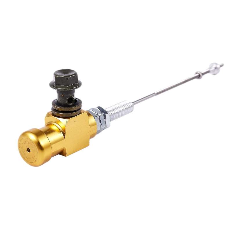 Motorcycle Hydraulic Clutch Rod Brake Pump M10x1.25mm Gold