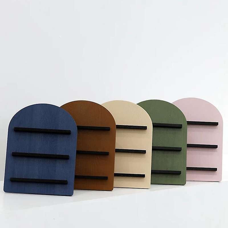 Vertical Wooden Storage Shelf Home Organization Shelf Kitchen -beige